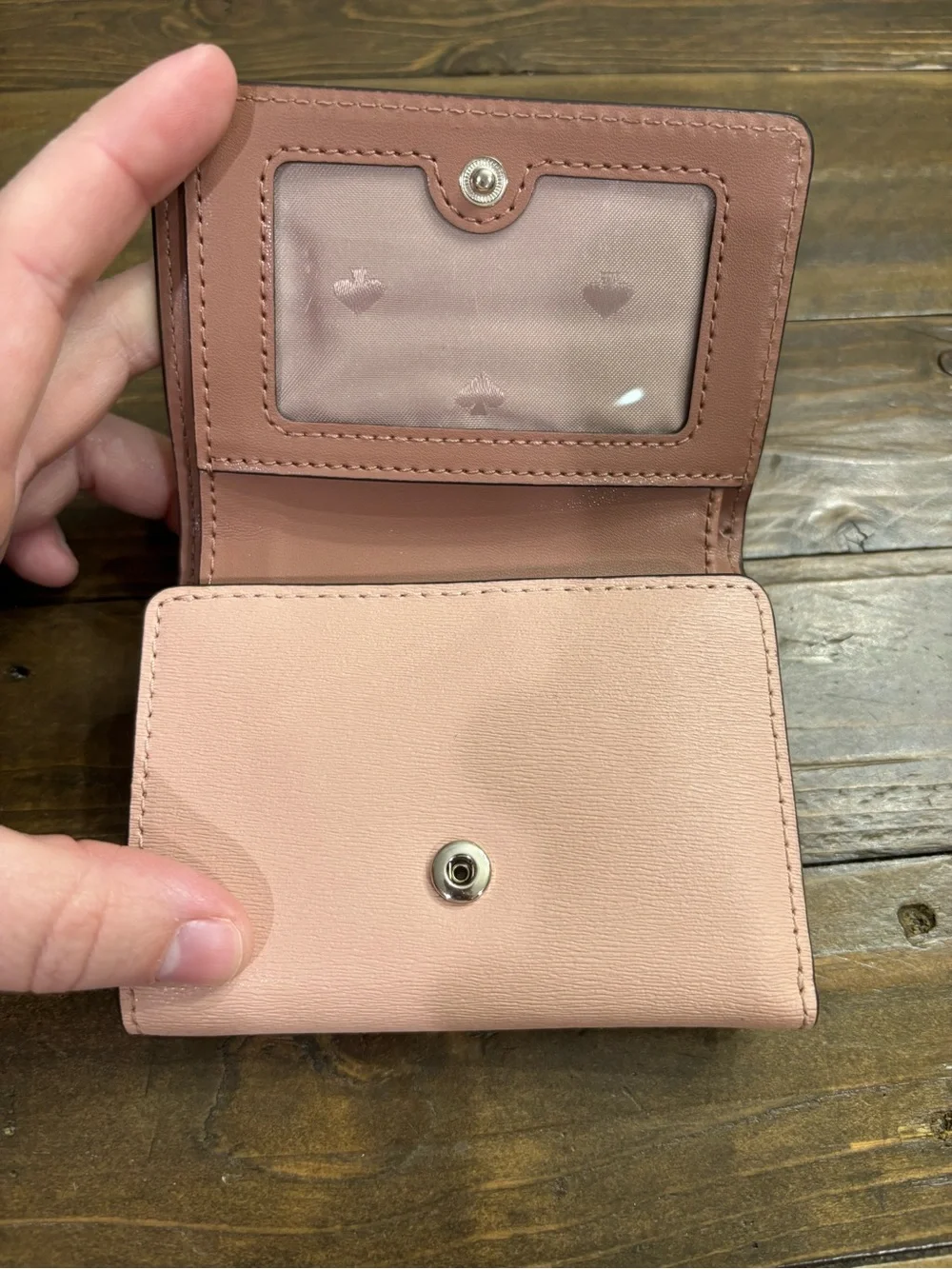 Kate Spade Blush Pink Small Trifold Wallet